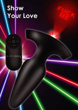 Load image into Gallery viewer, Booty Sparks Laser Fuck Me Small Anal Plug W/ Remote