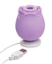 Load image into Gallery viewer, Bloomgasm Wild Rose 10x Purple Suction Clit Stim