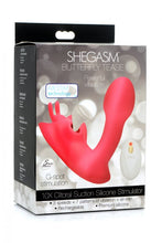 Load image into Gallery viewer, Shegasm Butterfly Tease 10x Clit Suction Stim W/ Remote