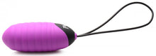 Load image into Gallery viewer, Bang! Swirl Silicone Egg Purple