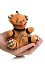 Load image into Gallery viewer, Master Series Gagged Teddy Bear Keychain