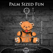 Load image into Gallery viewer, Master Series Gagged Teddy Bear Keychain
