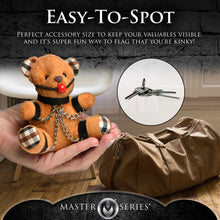 Load image into Gallery viewer, Master Series Gagged Teddy Bear Keychain