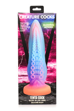 Load image into Gallery viewer, Creature Cocks Tenta-cock Glow In The Dark Silicone Dildo