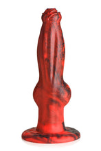 Load image into Gallery viewer, Creature Cocks Hell Wolf Thrusting & Vibrating Silicone Dildo W/ Remote