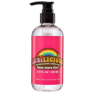 Lubilicious Water Based Lube – 8.5 oz Pump Top – Top Choice for Smooth, Reliable Lubricants