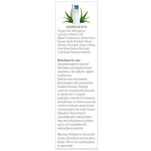 Load image into Gallery viewer, Aloe Cadabra Organic Lube Tahitian Vanilla 2.5oz
