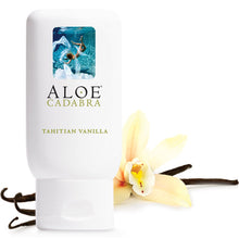 Load image into Gallery viewer, Aloe Cadabra Organic Lube Tahitian Vanilla 2.5oz
