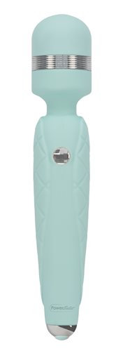 Pillow Talk Cheeky Wand Vibe W/ Swarovski Crystal Teal