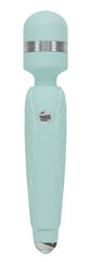 Pillow Talk Cheeky Wand Vibe W/ Swarovski Crystal Teal