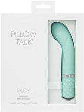 Load image into Gallery viewer, Pillow Talk Racy Vibe W/ Swarovski Crystal Teal

