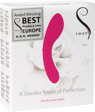 Load image into Gallery viewer, Mini Swan Wand 4.75 Pink &quot;
