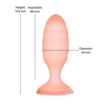 Load image into Gallery viewer, Softies Dual Layer Butt Plug 4 Butt Plug 4 Orange
