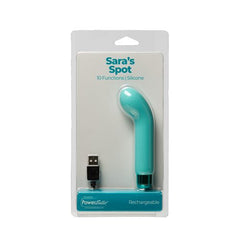 Powerbullet Saras Spot 4in 10 Function Bullet Teal