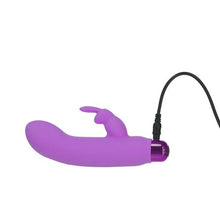Load image into Gallery viewer, Power Bullet Alices Bunny 4in 10 Function Bullet Purple

