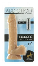 Load image into Gallery viewer, Addiction Andrew 8in Bendable Dong Caramel
