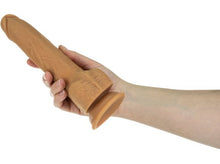 Load image into Gallery viewer, Naked Addiction 9in Caramel Thrusting Dong W/ Remote
