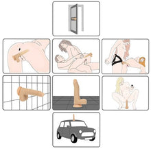 Load image into Gallery viewer, Naked Addiction 7.5 The Freak Vibrating Rotating &amp; Dong Thrusting Vanilla&quot;
