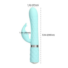 Load image into Gallery viewer, Pillow Talk Lively Dual Motor Massager Teal
