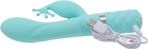 Pillow Talk Kinky Clitoral W/ Swarovski Crystal Teal