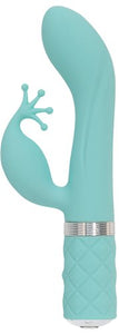 Pillow Talk Kinky Clitoral W/ Swarovski Crystal Teal