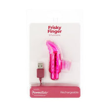 Load image into Gallery viewer, Rechargeable Frisky Finger Massager Pink
