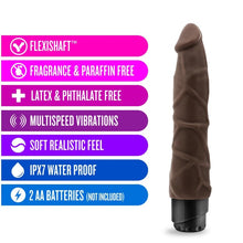 Load image into Gallery viewer, Dr Skin Cock Vibe #1 Chocolate
