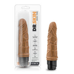 Dr Skin Cock Vibe #3 7.25 Mocha 