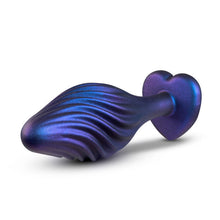 Load image into Gallery viewer, Anal Adventures Matrix Swirl Bling Plug Sapphire
