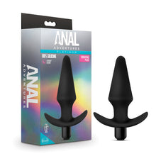 Load image into Gallery viewer, Anal Adventures Vibrating Plug Black
