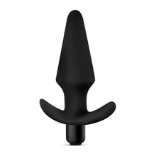 Load image into Gallery viewer, Anal Adventures Vibrating Plug Black

