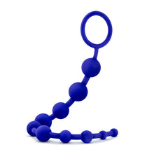 Load image into Gallery viewer, Luxe Silicone 10 Beads Indigo Blue
