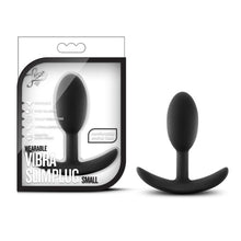 Load image into Gallery viewer, Luxe Wearable Vibra Slim Plug Small Black
