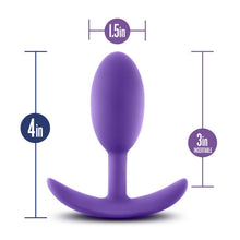 Load image into Gallery viewer, Luxe Wearable Vibra Slim Plug Medium Purple
