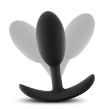 Load image into Gallery viewer, Luxe Wearable Vibra Slim Plug Medium Black
