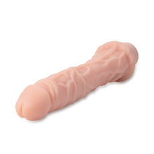 Load image into Gallery viewer, Dr. Skin Silicone Dr. Richard 9in Vibrating Dildo Beige
