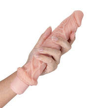 Load image into Gallery viewer, Dr. Skin Silicone Dr. Richard 9in Vibrating Dildo Beige
