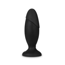 Load image into Gallery viewer, Anal Adventures Platinum Silicone Rocket Plug Black
