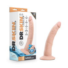 Load image into Gallery viewer, Dr Skin Glide 7.5 Self Lubricating Dildo Vanilla &quot;
