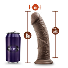 Load image into Gallery viewer, Dr Skin 8 Cock W Suction Cup Chocolate &quot;
