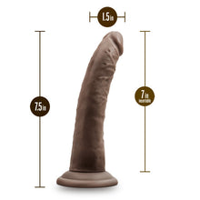 Load image into Gallery viewer, Dr Skin Plus 7in Poseable Dildo Chocolate
