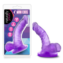 Load image into Gallery viewer, Naturally Yours 4 Mini Cock Purple &quot;
