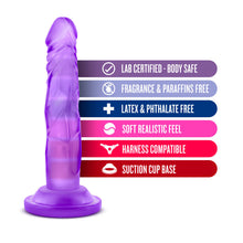 Load image into Gallery viewer, Naturally Yours 5 Mini Cock Purple &quot;
