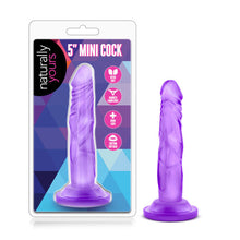 Load image into Gallery viewer, Naturally Yours 5 Mini Cock Purple &quot;
