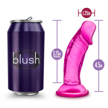 Load image into Gallery viewer, B Yours Sweet N Small 4in Dildo W/ Suction Cup Pink
