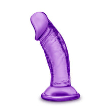Load image into Gallery viewer, B Yours Sweet N Small 4in Dildo W/ Suction Cup Purple
