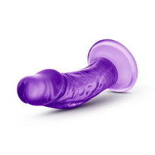 Load image into Gallery viewer, B Yours Sweet N Small 4in Dildo W/ Suction Cup Purple
