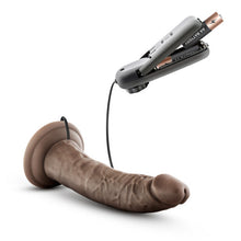 Load image into Gallery viewer, Dr Skin Dr Dave 7in Vibrating Cock W/ Suction Cup Chocolate
