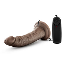 Load image into Gallery viewer, Dr Skin Dr Dave 7in Vibrating Cock W/ Suction Cup Chocolate
