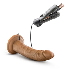 Load image into Gallery viewer, Dr Skin Dr Dave 7in Mocha Vibrating Cock W/ Suction Cup
